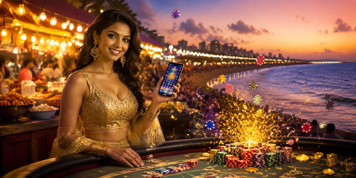 User enjoying casino games and sports betting on mobile in Chennai