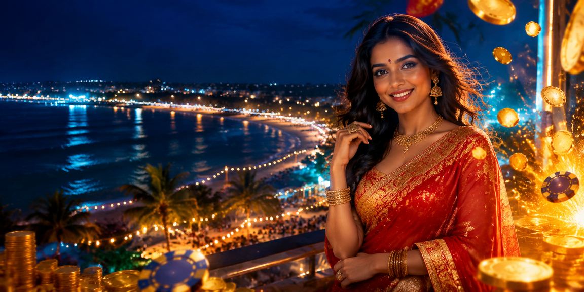 Indian woman enjoying Aviator and cricket betting on mobile